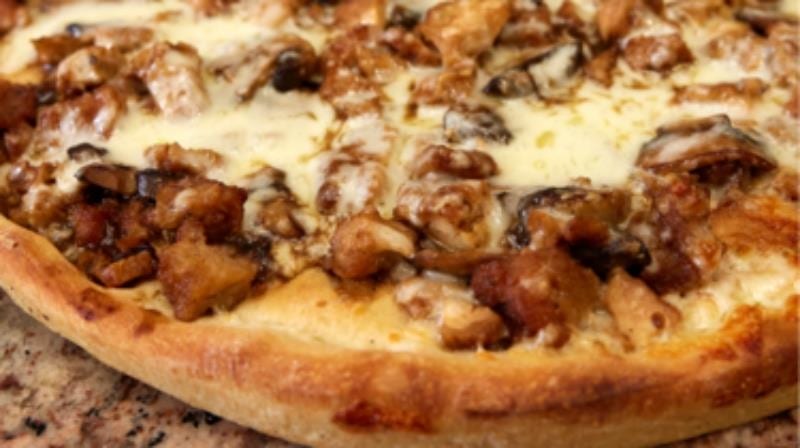 Chicken Marsala Pizza.