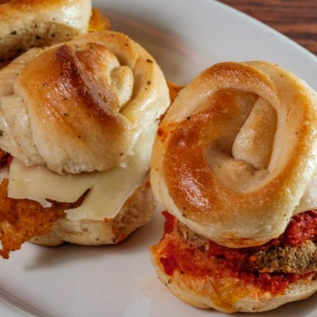 Catering - Garlic Knot Sliders.
