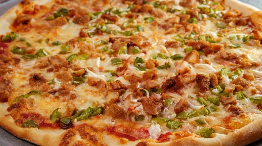 Chicken Supreme Pizza.