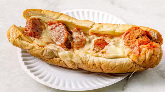 Meatball Parm Hero.