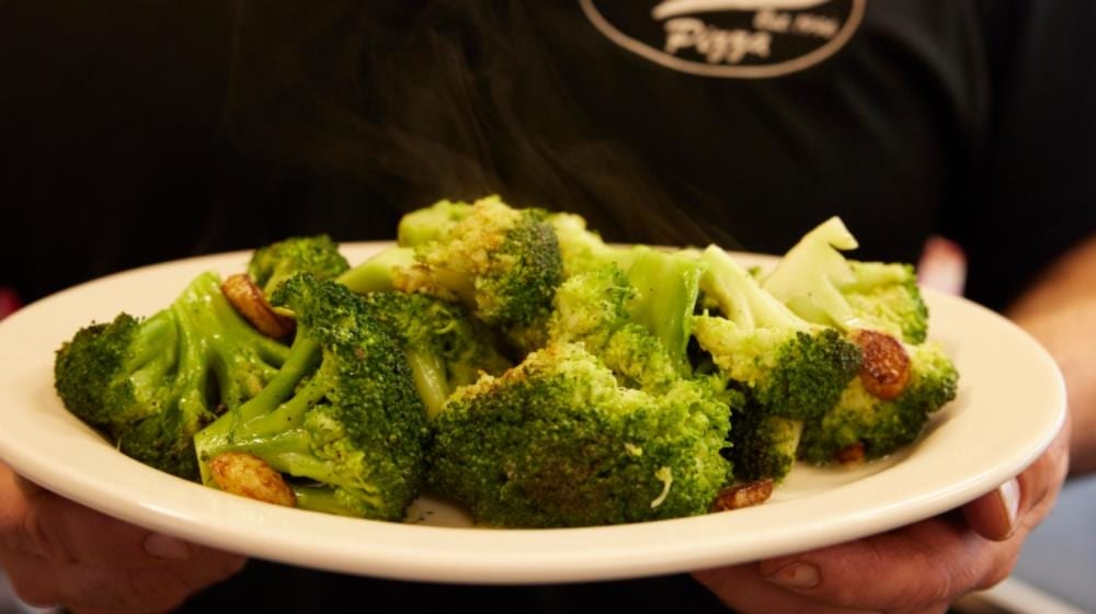 Broccoli Garlic Oil.