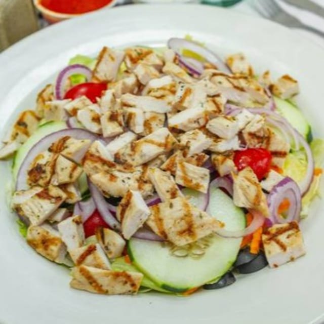 Grilled Chicken Cobb Salad.