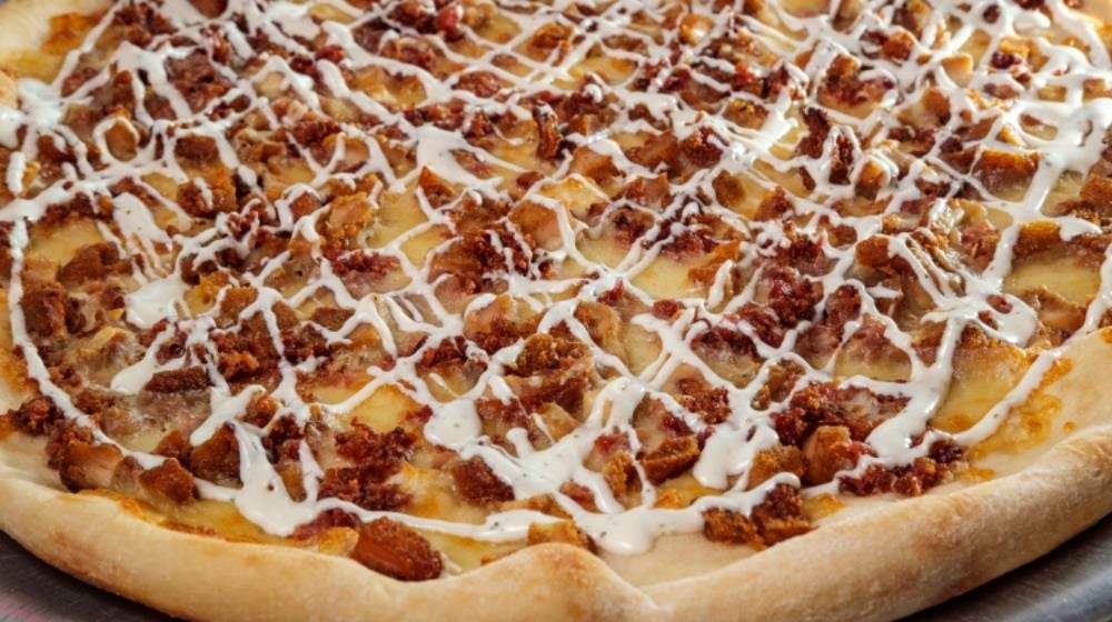 Chicken Bacon Ranch Pizza.