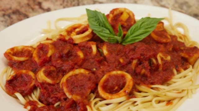 Calamari Entree.