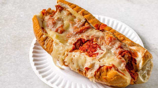 Eggplant Parm Hero.