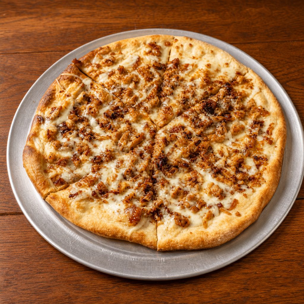 BBQ Chicken Pizza.