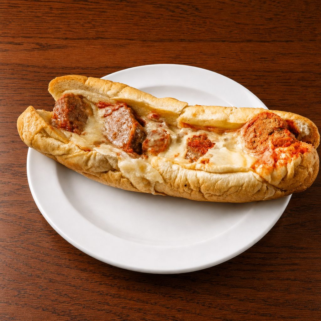 Meatball Parm Hero.