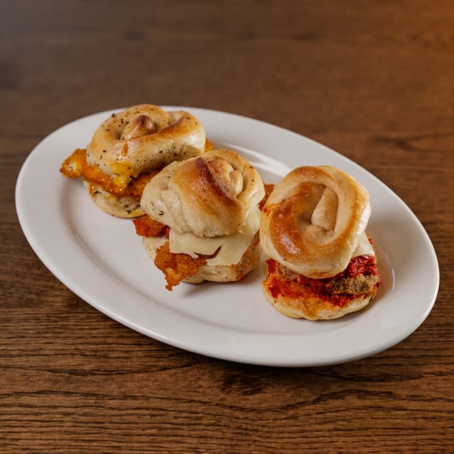 Chicken Parmigiana Slider.