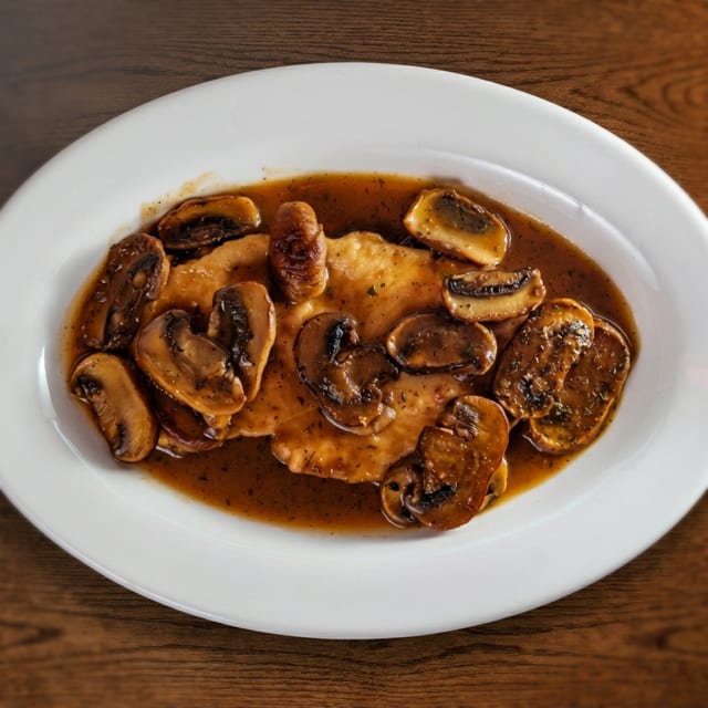 Chicken Marsala.