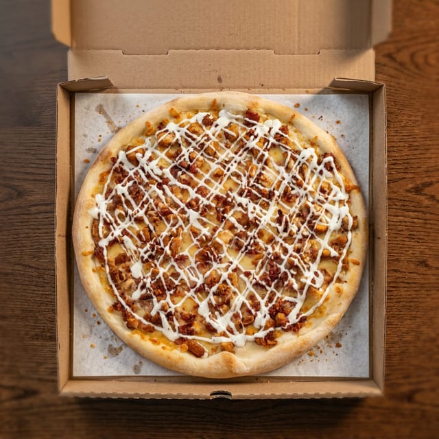 Chicken Bacon Ranch Pizza.