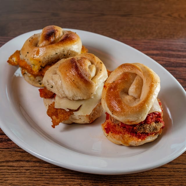 Eggplant Parmigiana Slider.