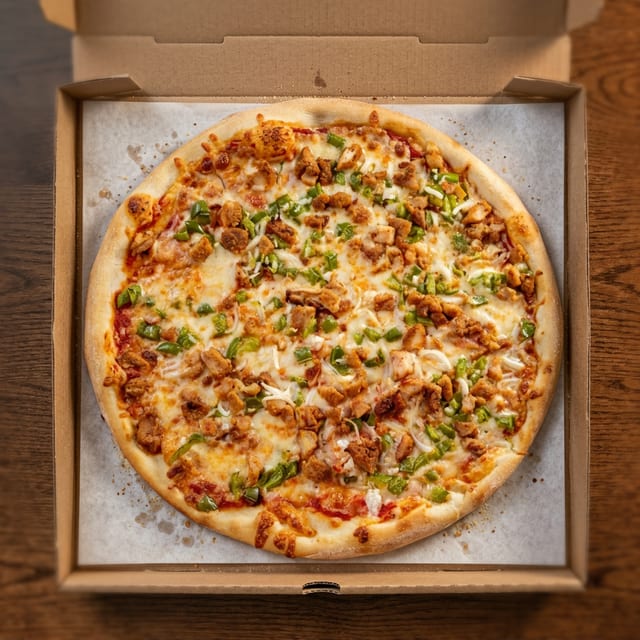 Chicken Supreme Pizza.