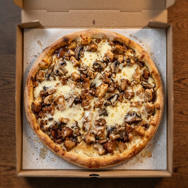 Chicken Marsala Pizza.