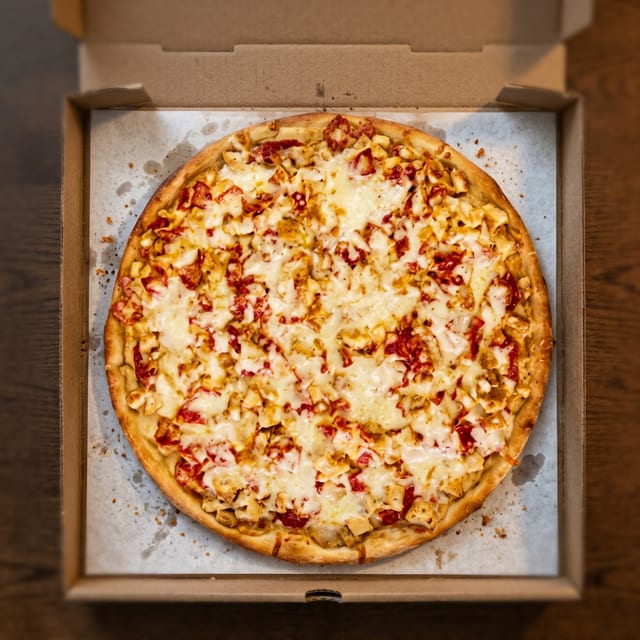 Chicken Parm Pizza.