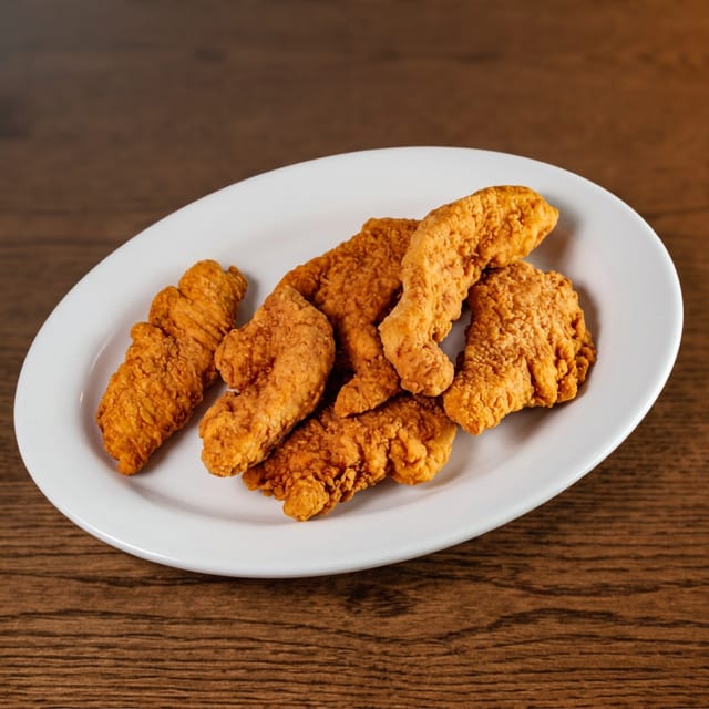 Chicken Fingers with French Fries.